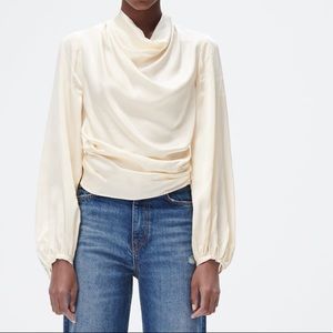 Zara Cream Blouse